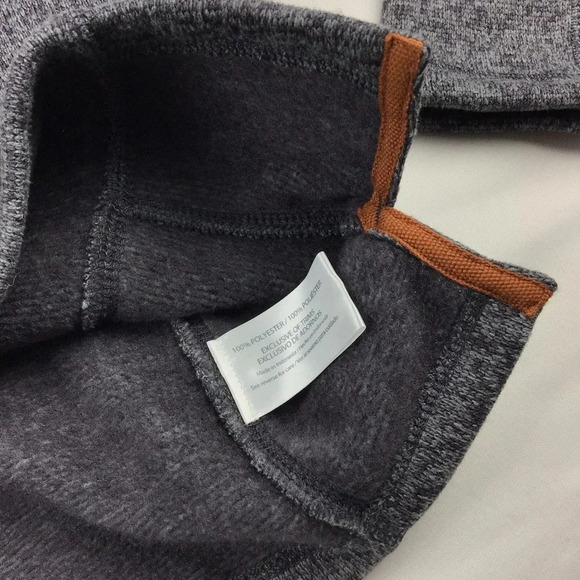 Woolrich Men's Snap Neck Pullover Fleece Sweatshirt Gray Size Large - Picture 4 of 4